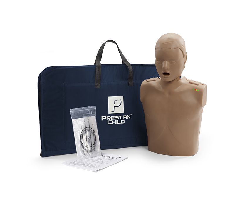 PRESTAN Professional Child Manikin, Medium Skin Tone with CPR Monitor